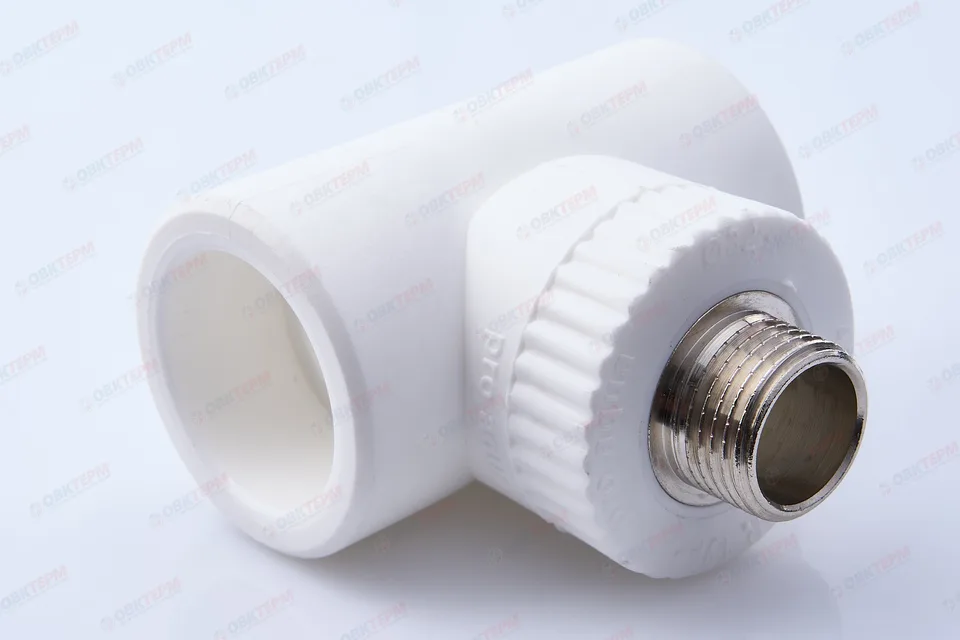 Тройник с МРН 32 *  1/2" * 32   БЕЛЫЙ   (PRO AQUA)     (60/1)