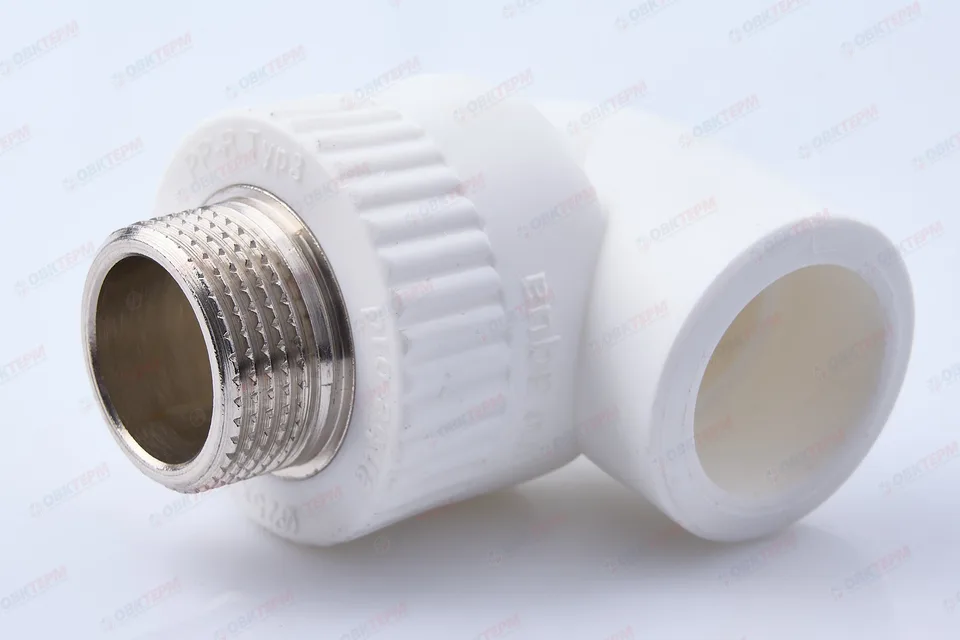 Угол с МРН 25 * 3/4" БЕЛЫЙ (PRO AQUA) (100/10)