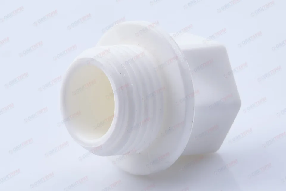Заглушка резьбовая 20х1/2" БЕЛАЯ (PRO AQUA) (600/100)