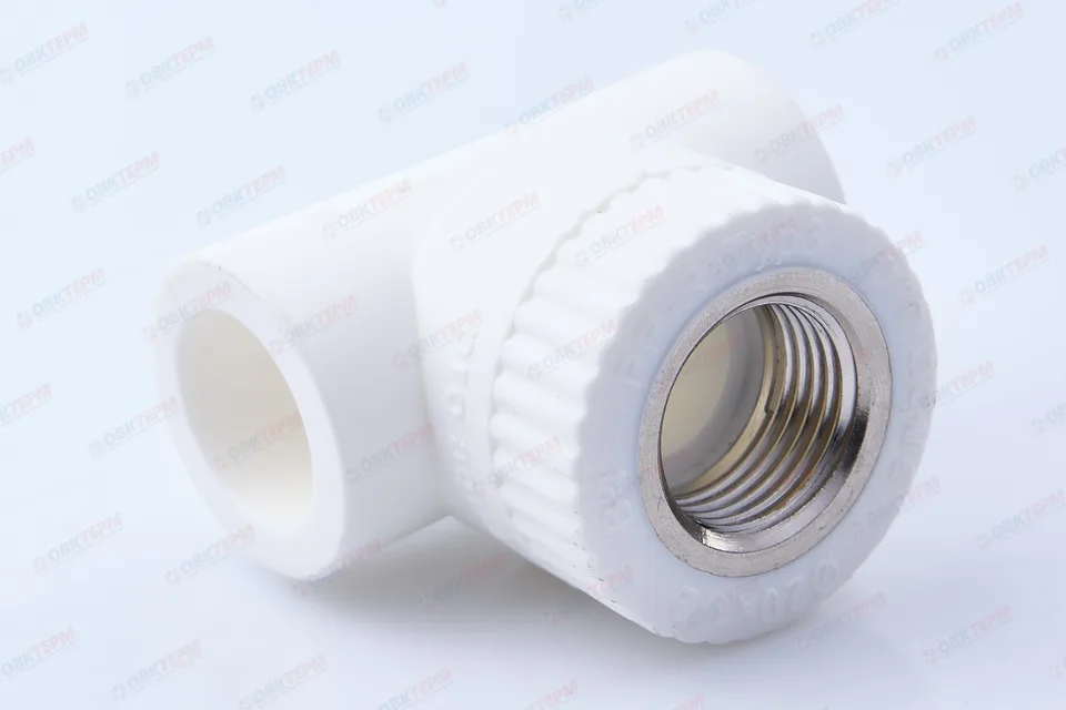 Тройник с МРВ 20 * 1/2" * 20 БЕЛЫЙ (PRO AQUA) (150/10)