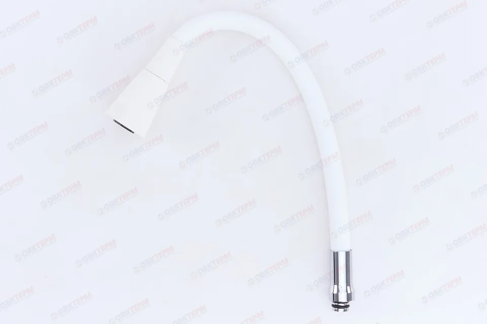 Излив силиконовый ZERIX SPS-02 WHITE под гайку (50 шт/ящ)