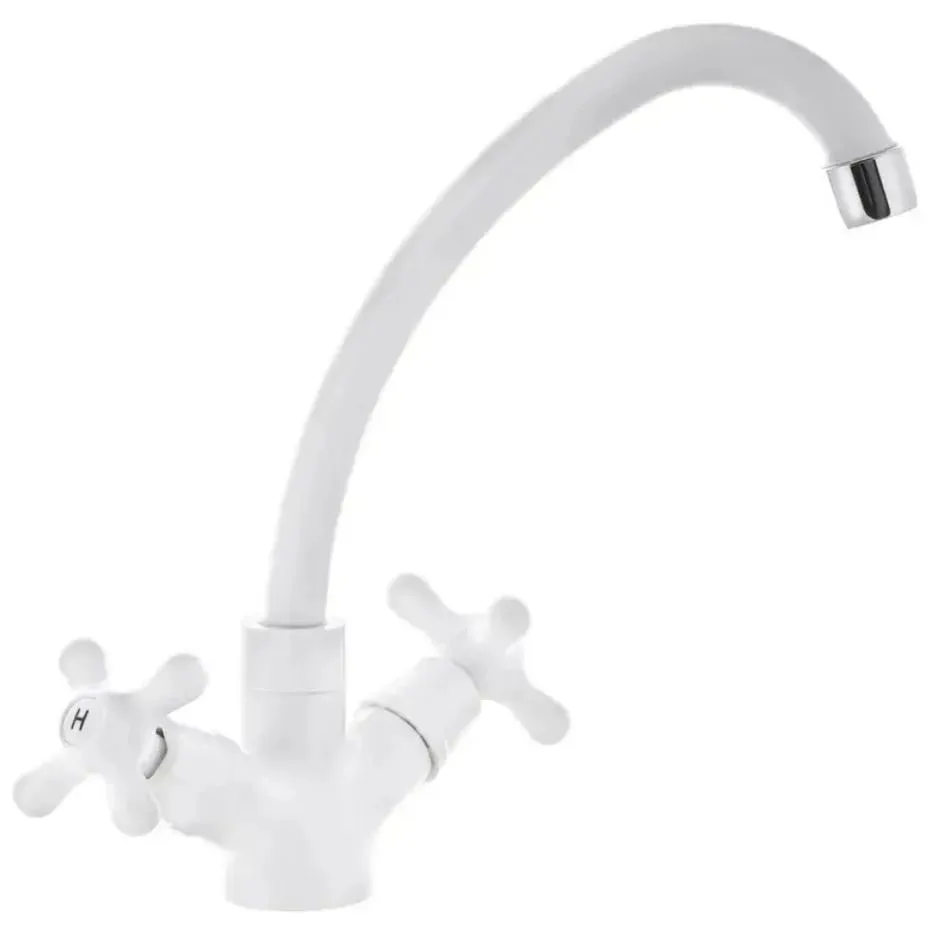 Смеситель д/кухни PLAMIX AMAX-271 White, (без подводки) (20шт/ящ)