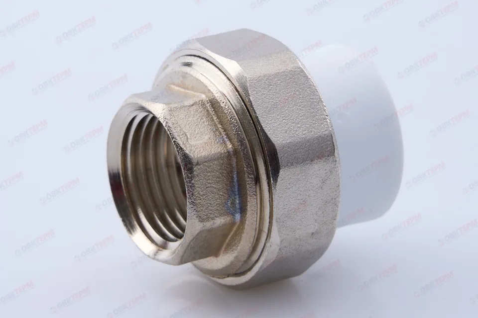 Разборное соединение 20 * 1/2" В БЕЛОЕ PP-R (RTP) (200/20)