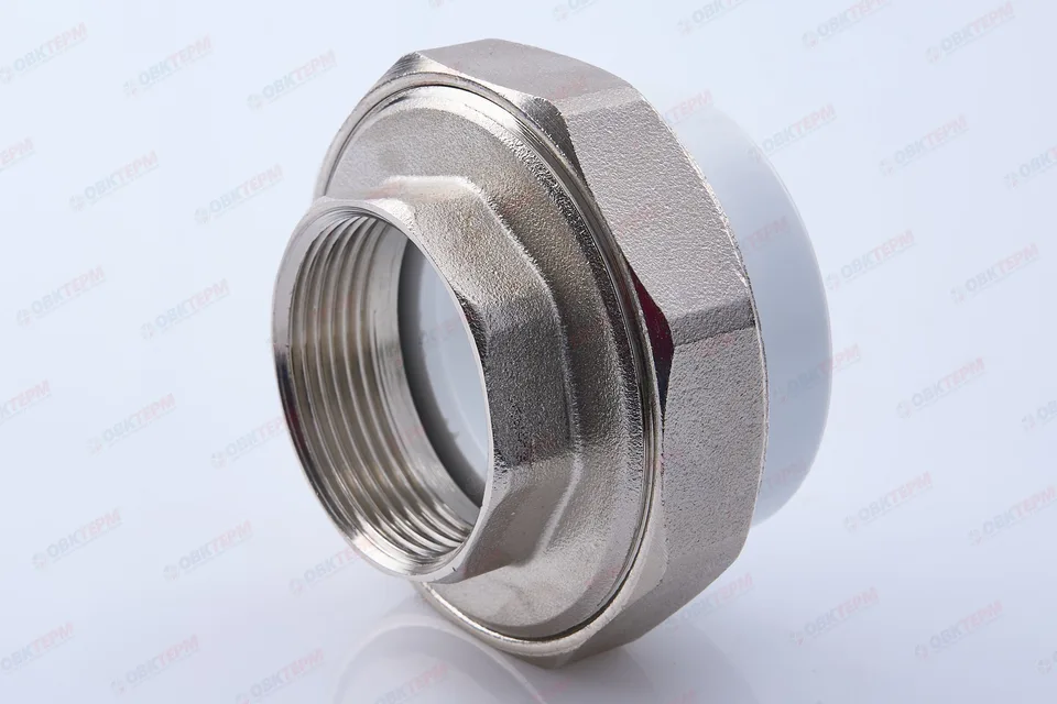 Разборное соединение 50 * 1 1/2" В БЕЛОЕ PP-R (RTP) (24/4)
