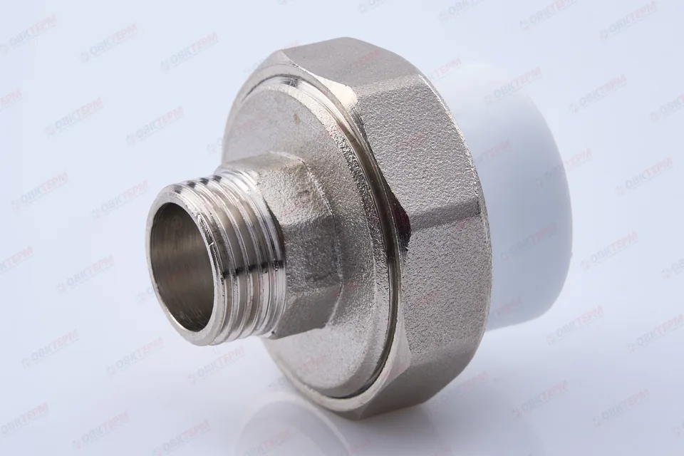 Разборное соединение 25 * 1/2" Н БЕЛОЕ PP-R (RTP) (140/10)