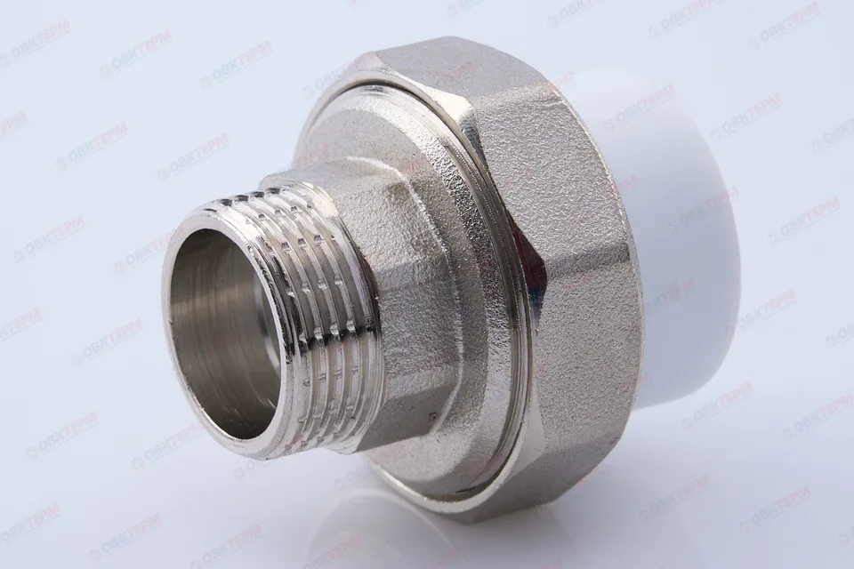 Разборное соединение   25 *  3/4"  Н    БЕЛОЕ PP-R    (RTP)    (120/10)