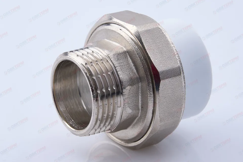 Разборное соединение   32 * 1"  Н    БЕЛОЕ PP-R    (RTP)    (80/10)