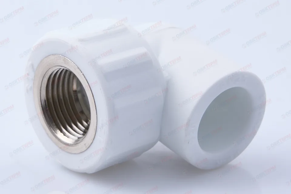 Угол с МРВ  20 * 1/2"   БЕЛЫЙ PP-R   (RTP)    (120/20)