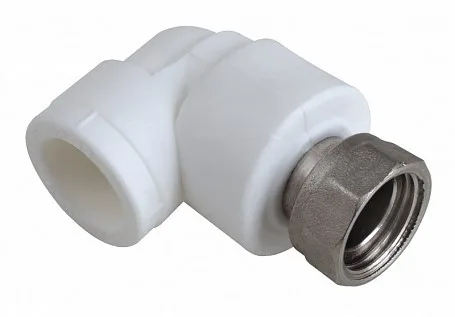 НВ СНГ 20 * 3/4"    угловая     БЕЛАЯ PP-R      (RTP)    (80/20)