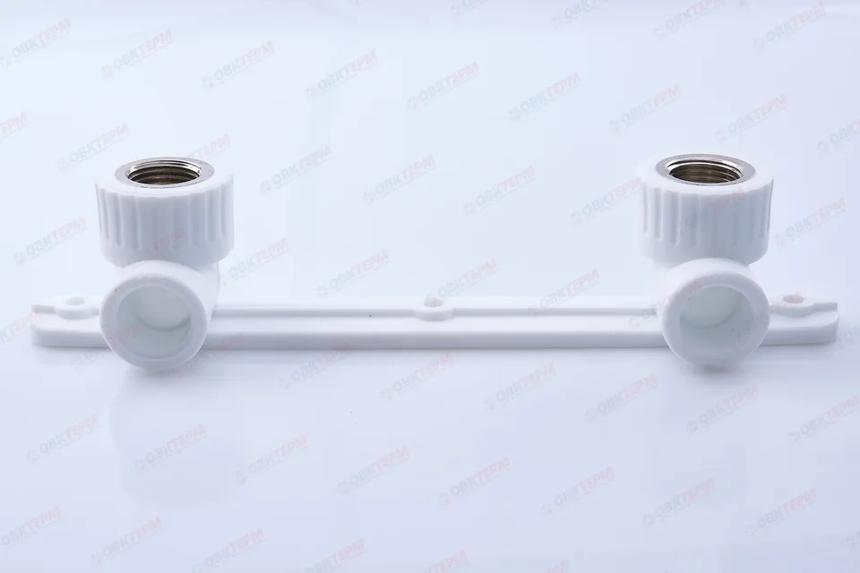 Планка монтажная в сборе 20 * 1/2"в    БЕЛАЯ PP-R    (RTP)     (24/8)