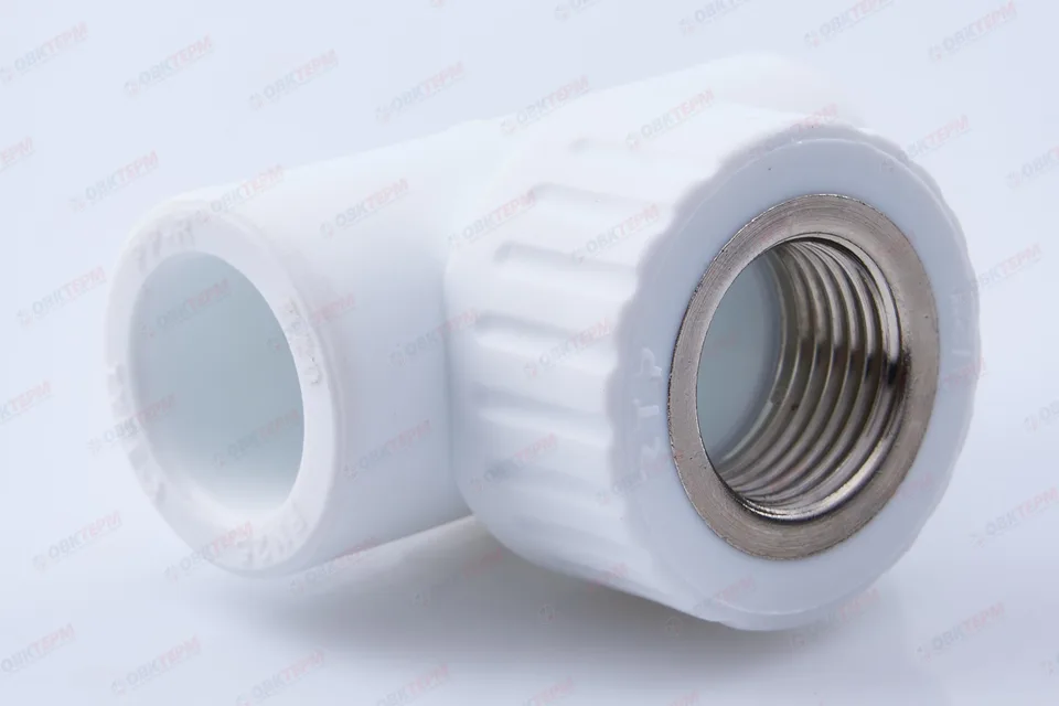 Тройник с МРВ 20 * 1/2" * 20 БЕЛЫЙ PP-R (RTP) (90/15)