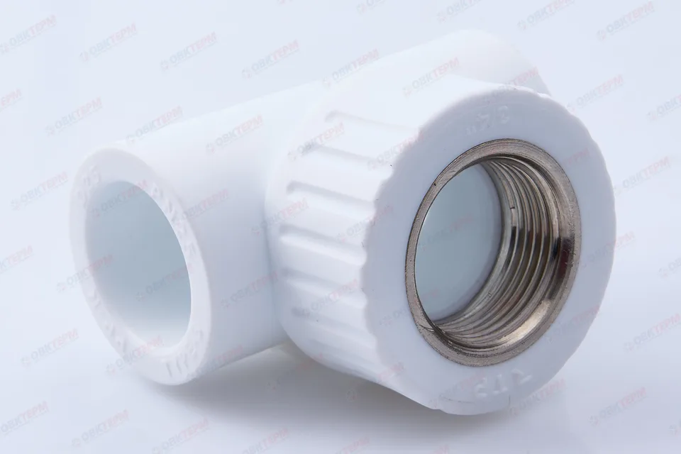 Тройник с МРВ 25 * 3/4" * 25 БЕЛЫЙ PP-R (RTP) (60/15)