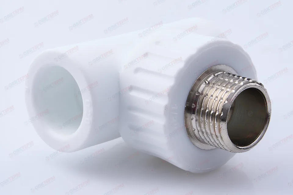 Тройник с МРН 20 * 1/2" * 20 БЕЛЫЙ PP-R (RTP) (90/15)