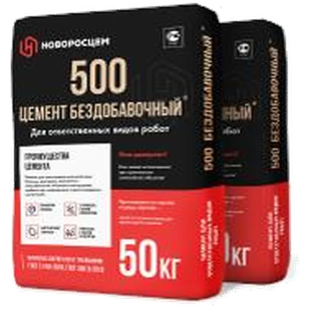 Цемент Новоросцемент оригинал ПЦ500 Д0 (50кг)