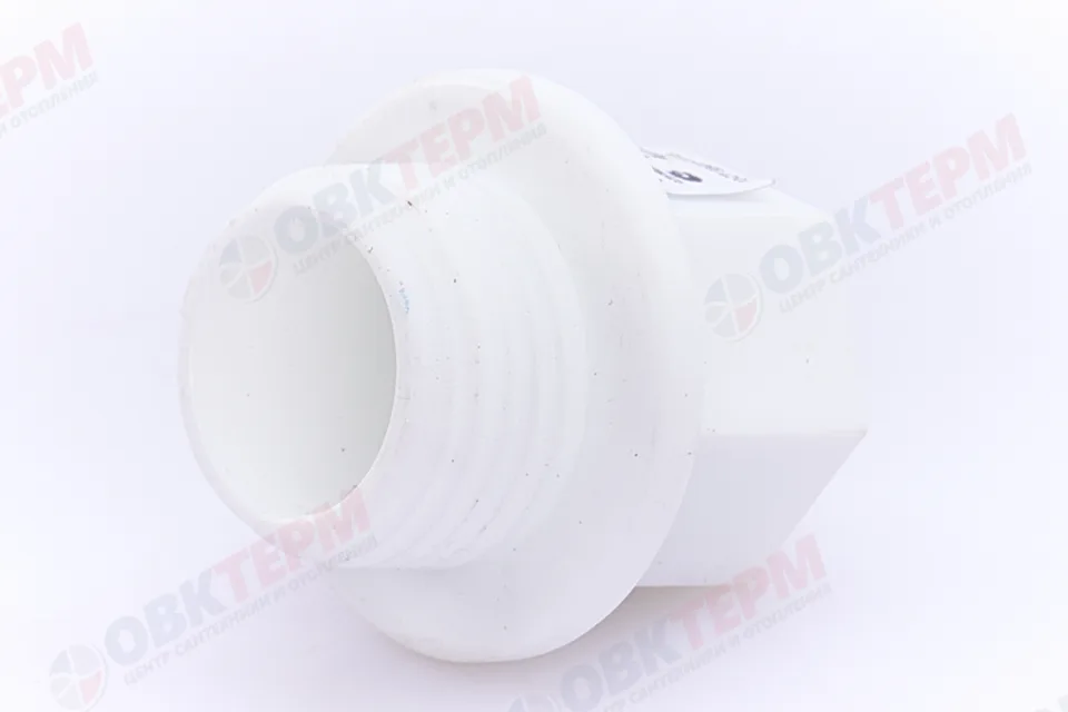 Заглушка резьбовая 20х1/2"   БЕЛАЯ PP-R    (RTP)     (480/120)