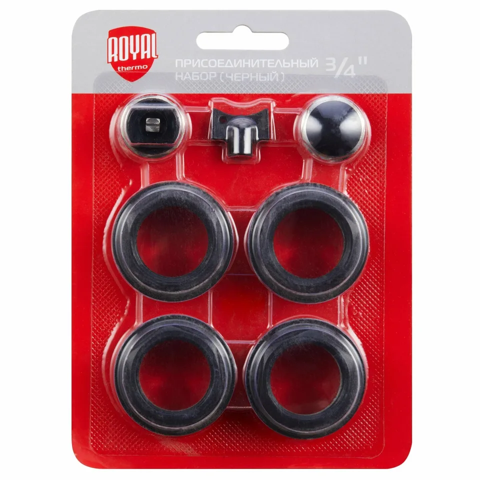Набор присоеденительный Royal Thrmo 3/4 black