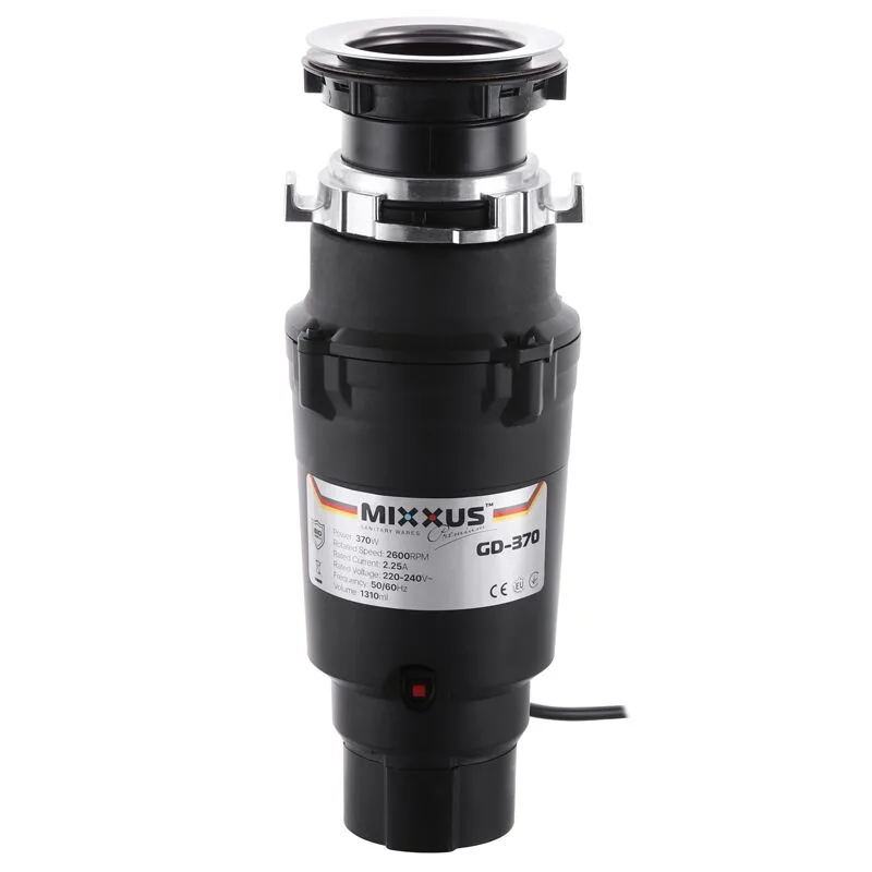 Измельчитель пищевых отходов MIXXUS GD-370 \ 370 Вт (4шт/ящ)