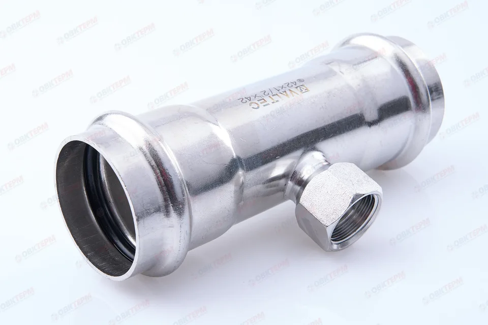 Тройник VALTEC, нержавеющая сталь с вн.р. 42х1/2" (12шт)