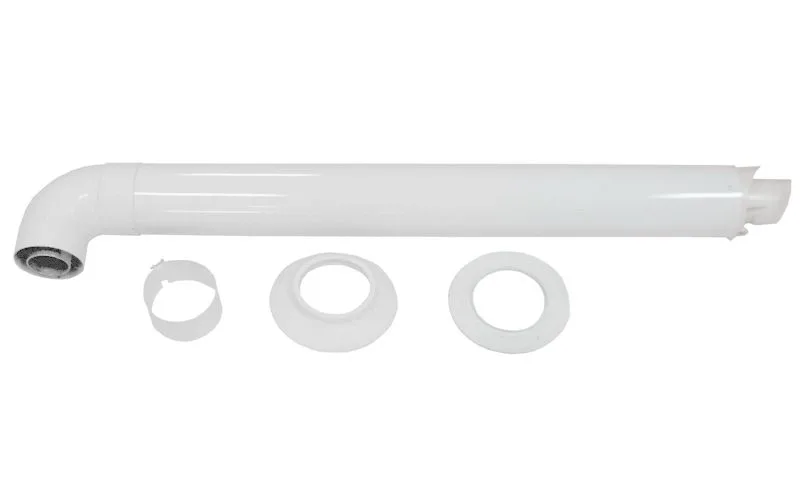 Коаксиальная труба с наконечником нерж 125/80 1,0м Ferroli