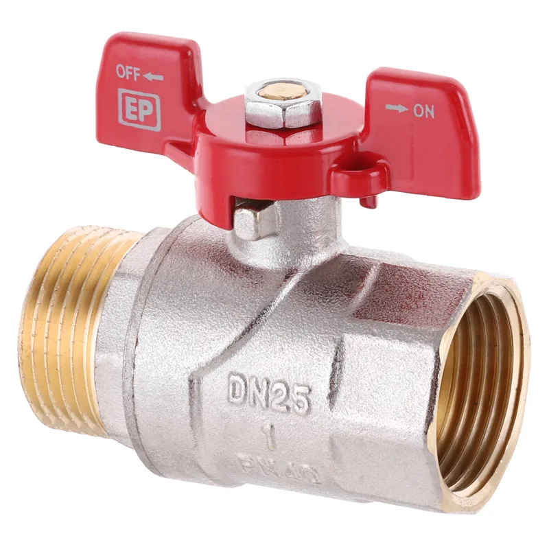 Кран шаровый     EUROPRODUCT      3/4"  ВН   бабочка    (80 шт)