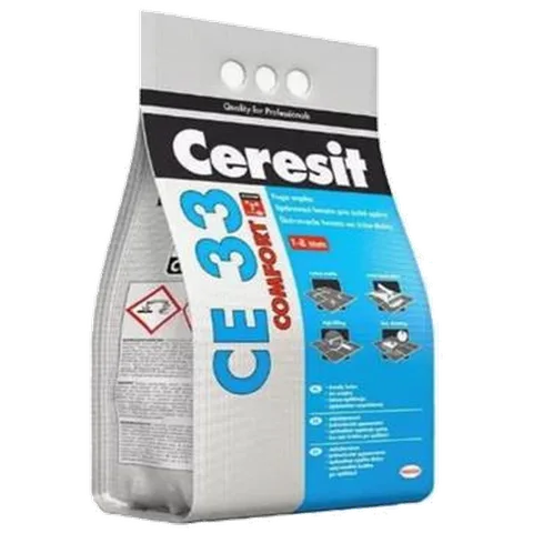 Ceresit Затирка СЕ 33/2 Цветной шов 1-6 мм 13 (антрацит)(12 шт/уп)