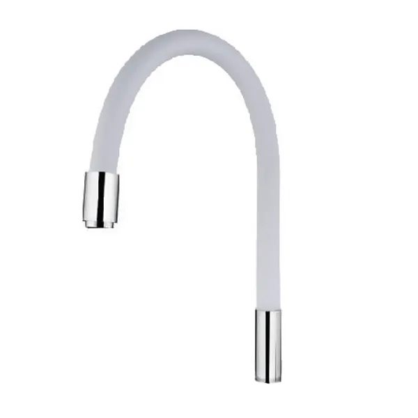 Излив силиконовый MIXXUS PREMIUM WHITE под шестигранник (30 шт/ящ)