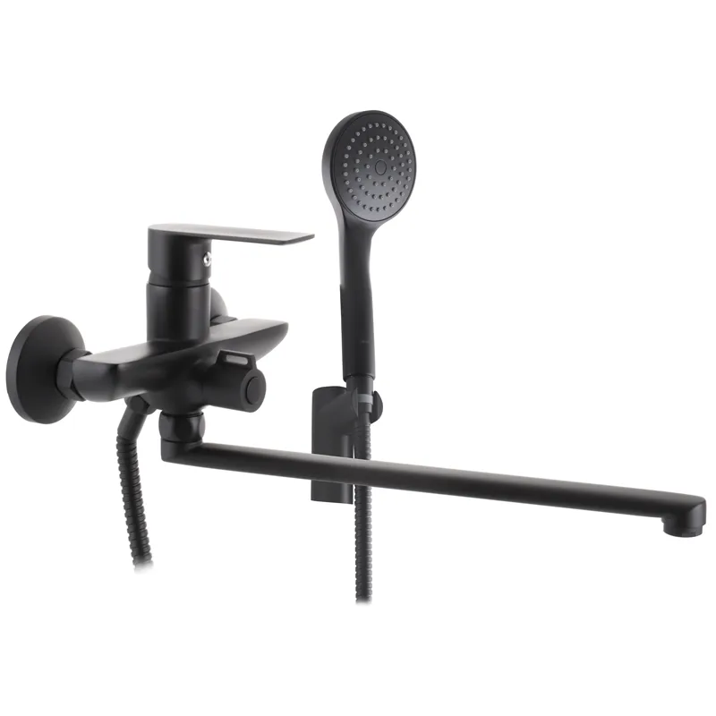 Смеситель д/ванны MIXXUS PREMIUM ALEX 006 BLACK EURO (8 шт/ящ)