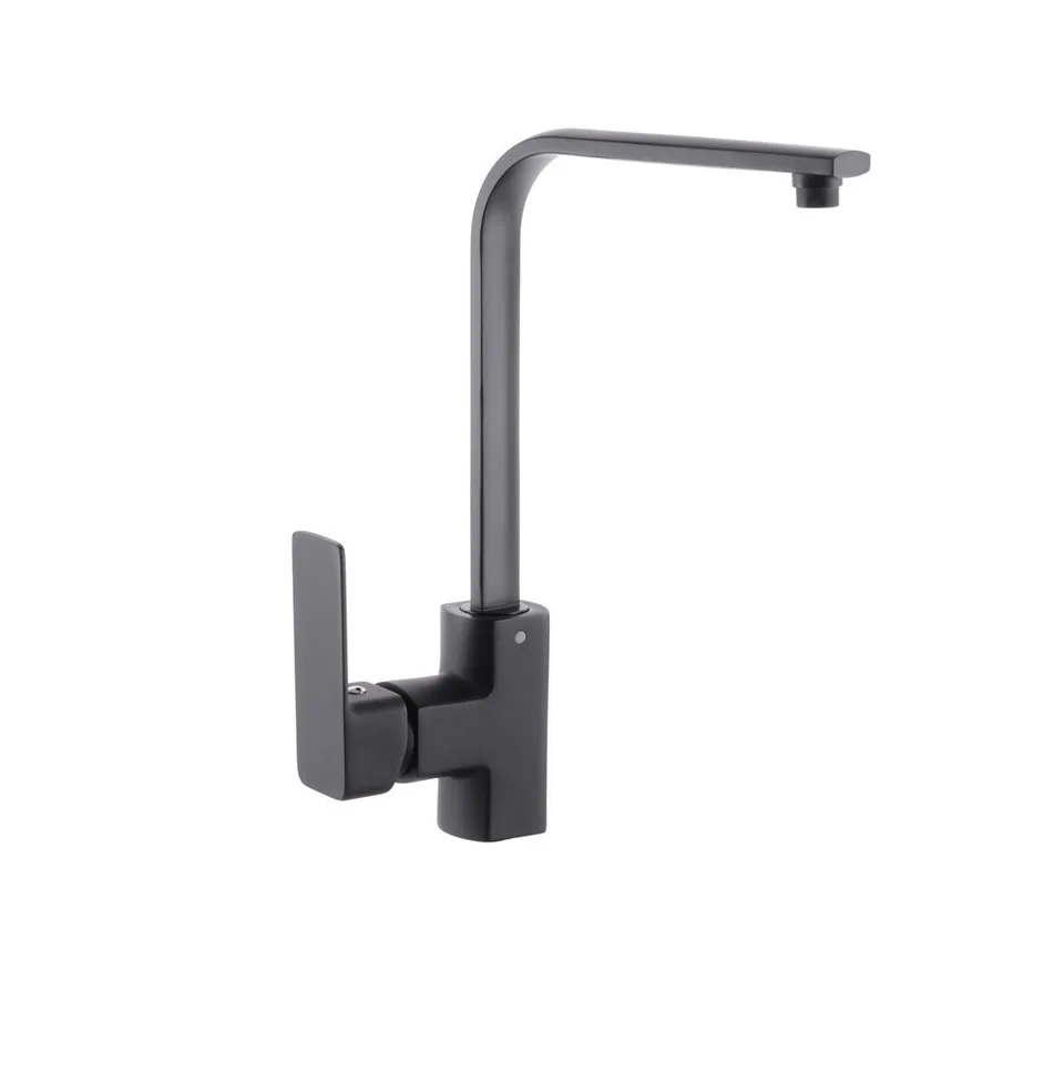 Смеситель д/кухни MIXXUS PREMIUM KUBUS 017 BLACK ГАЙКА (10шт/ящ)
