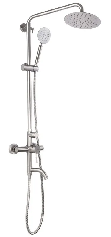 Душ/система нерж/сталь ZERIX SUS-009-J  SUS304 (5 шт/ящ)