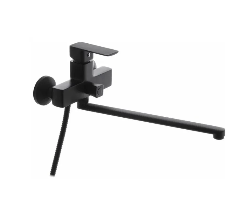 Смеситель д/ванны MIXXUS PREMIUM KUBUS 006 EURO BLACK Ø40 (8 шт/ящ)