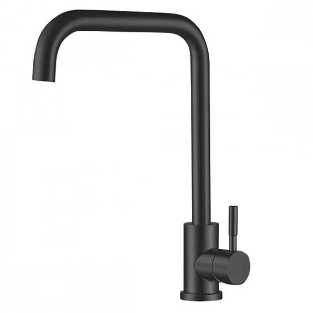Смеситель д/кухни нерж/сталь MIXXUS SUS 011-G  BLACK Ø40 (10 шт/ящ)