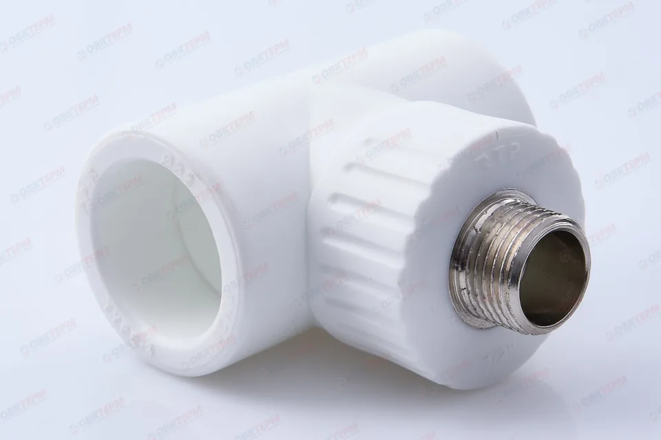 Тройник с МРН 32 * 1/2" * 32    БЕЛЫЙ PP-R   (RTP)     (30/10)