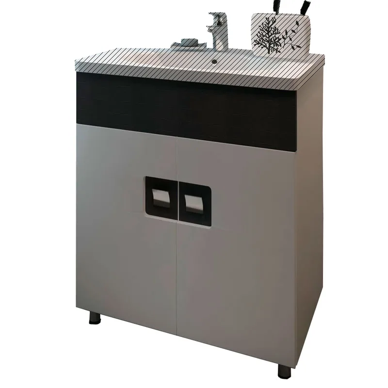 Тумба напольная EvaGold  70 №2 "Braunsy" кожа (ум Миранда-70/ Como 70)