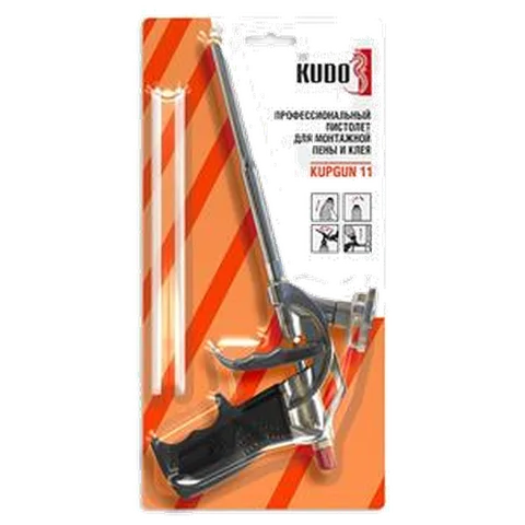 КУДО Профес.пистолет для монтажной пены и клея KUDO CLASSIC BALANCE KUPGUN11 (20шт/уп)