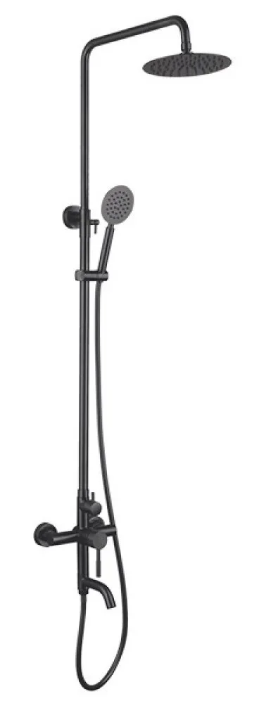 Душ/система нерж/сталь MIXXUS SUS-009-J BLACK  SUS304  (6 шт/ящ)