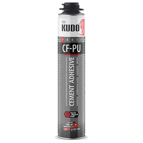 КУДО Конструкц.полиурет.клей для строит.блоков CEMENT ADHISIVE KUDO PROFF KUPP10UCMT 1000мл (12шт/уп