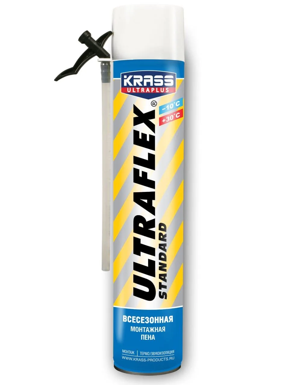 Пена Монтажная KRASS ULTRAFLEX 50 Extra /Standart (ручная) (0,65л)