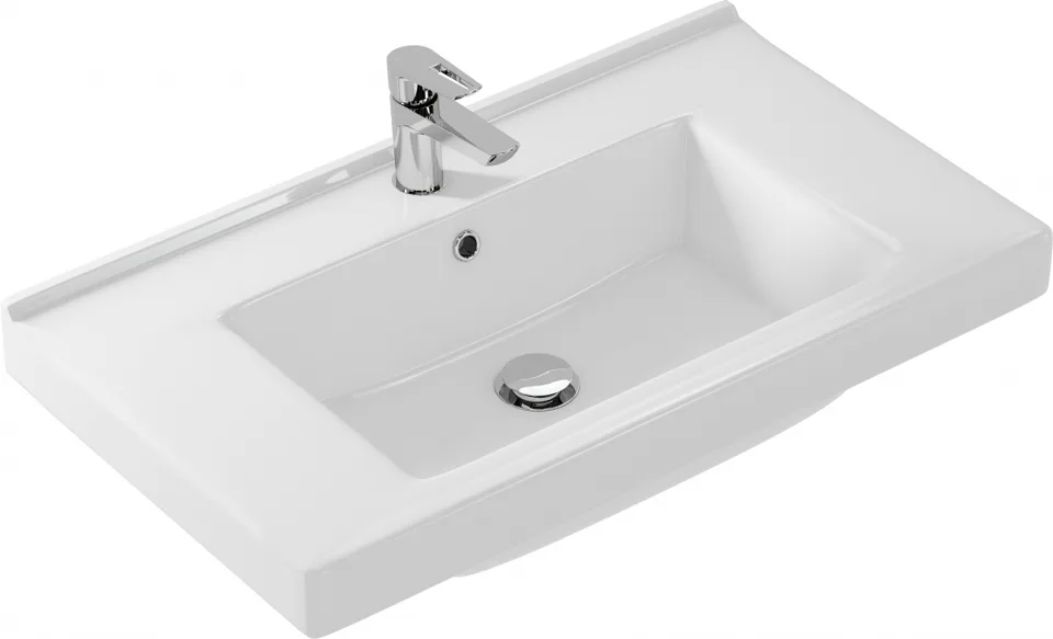 Раковина встраив.Cersanit GRAND 80 1 отв, белый, Сорт1