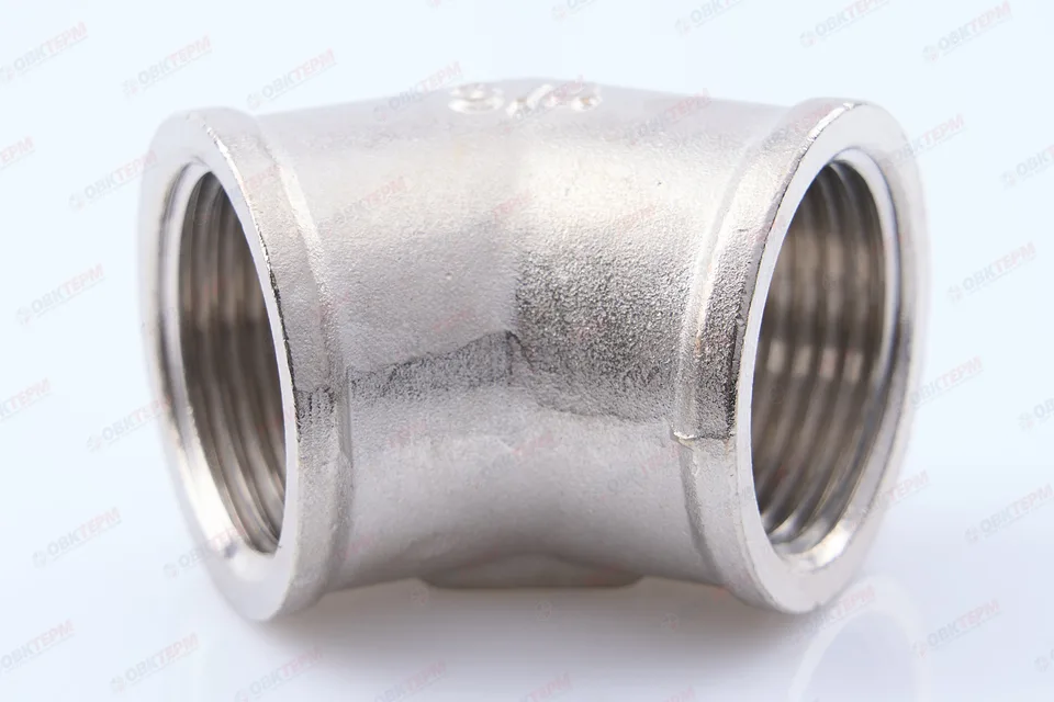 Угол 45    3/4" вв      никель (Valtec)    (10уп/90ящ)